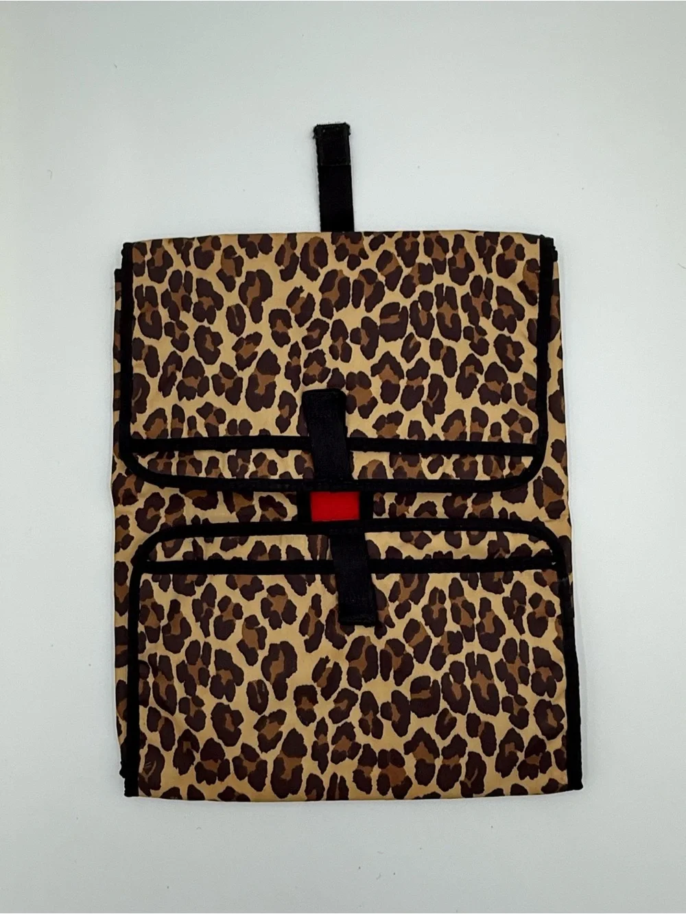 Kate Spade Leopard Stevie Nylon Diaper Bag